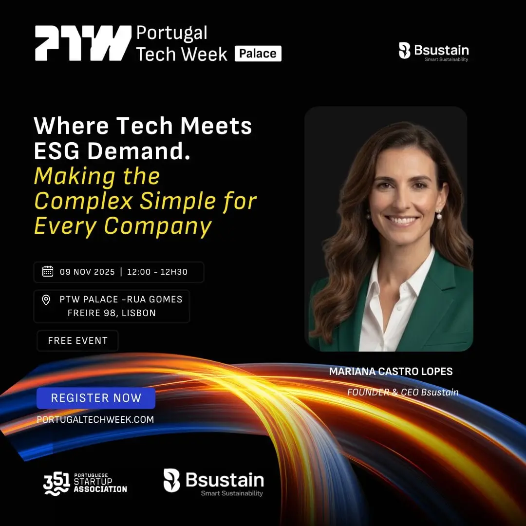 Where Tech Meets ESG Demand. Making the Complex Simple for Every Company, event image